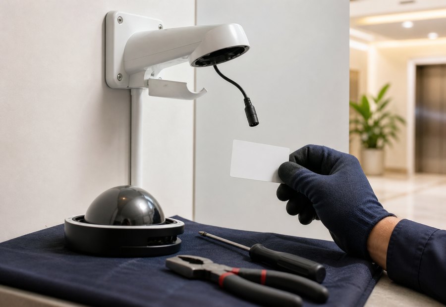 Imagen de Alarmas, CCTV y seguridad: problema practico - Equipos y mantenimiento