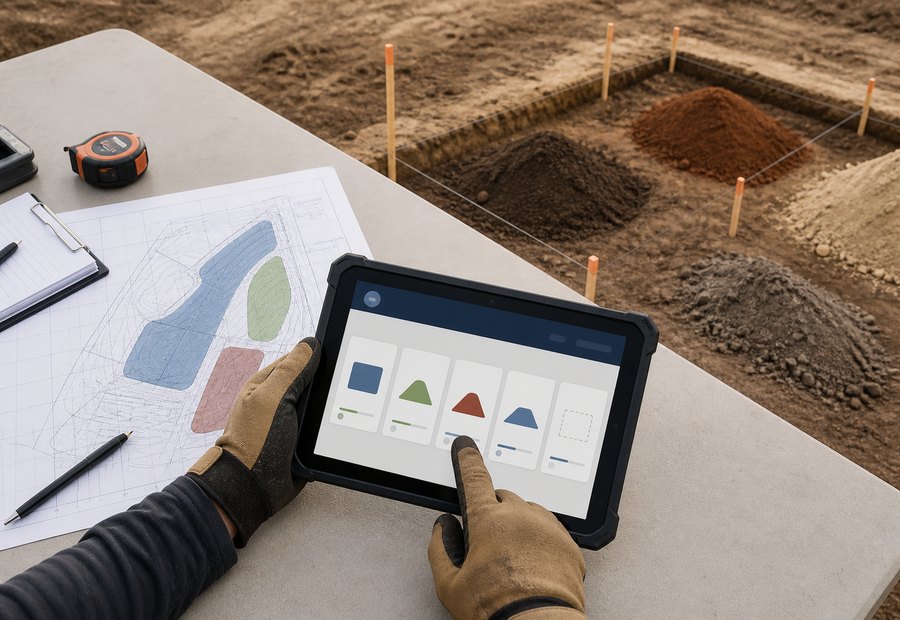 Imagen de Excavaciones y movimiento de tierras: metodo de trabajo - Obra exterior por fase