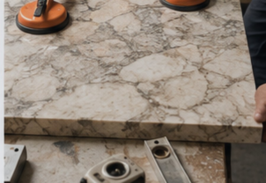 Imagen de Mármol, piedra natural y encimeras: entrada de trabajo diario - Elemento: encimera, escalera, aplacado, lápida, mesa o pieza especial