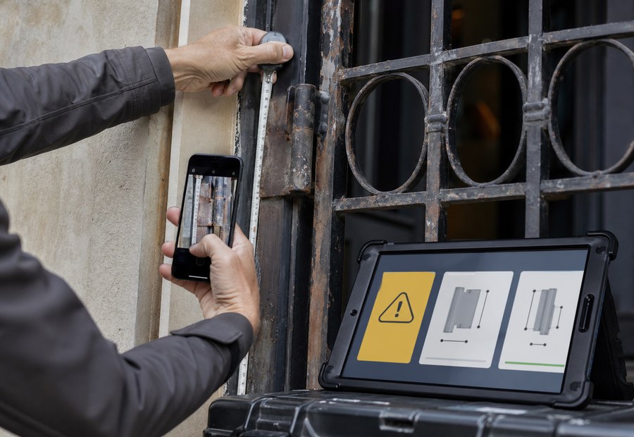 Imagen de Metalistería y soldadura: situacion real antes del trabajo - Elemento a fabricar