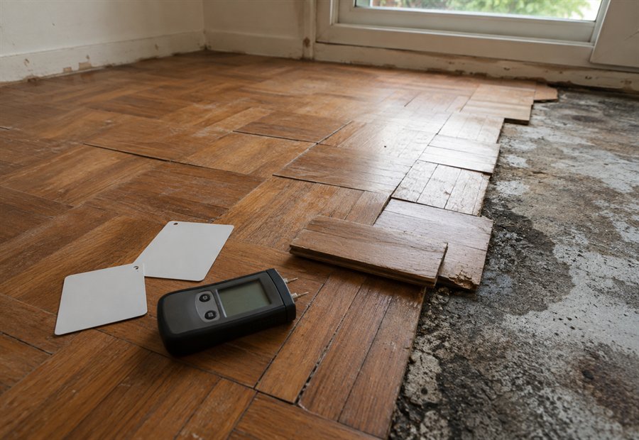 Imagen de Pavimentos, parquet y suelos: problema practico - Metros, base y remates