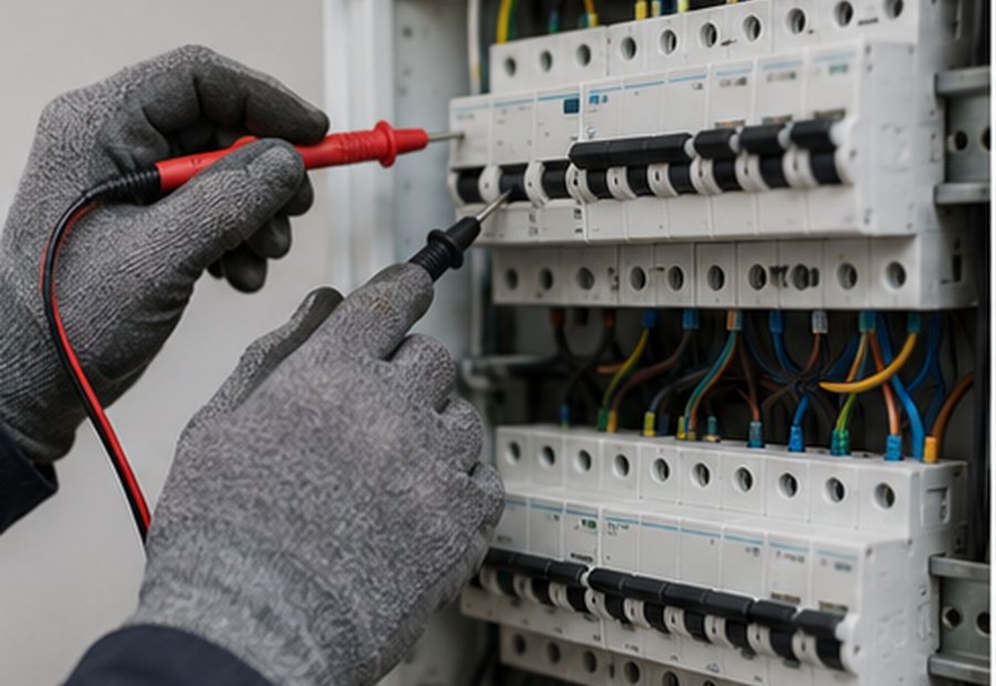 Imagen de Puntos de recarga de vehículo eléctrico: trabajo en curso - Visita y estudio eléctrico